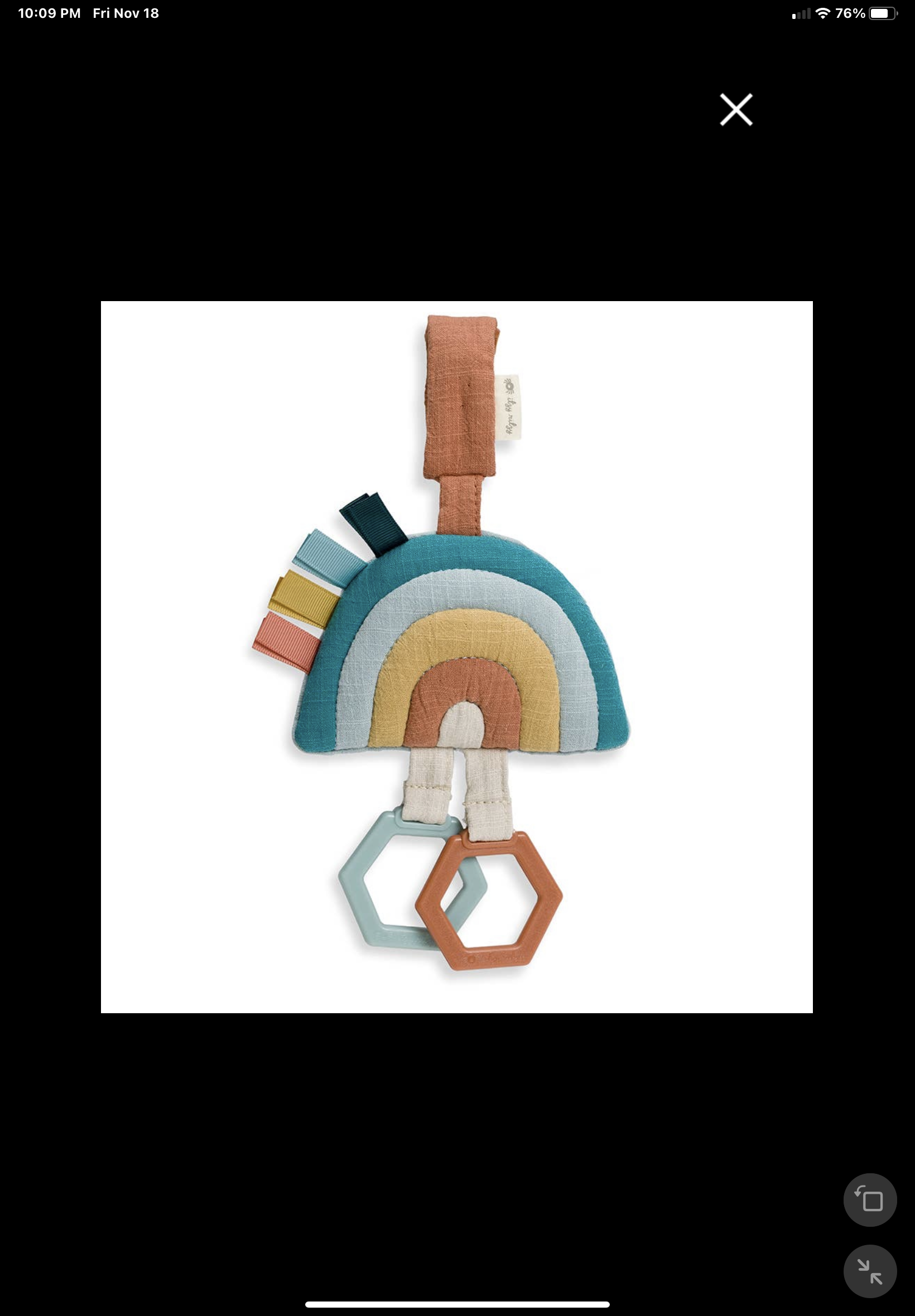 Bitzy Bespoke Ritzy Jingle Attachable Travel Toy