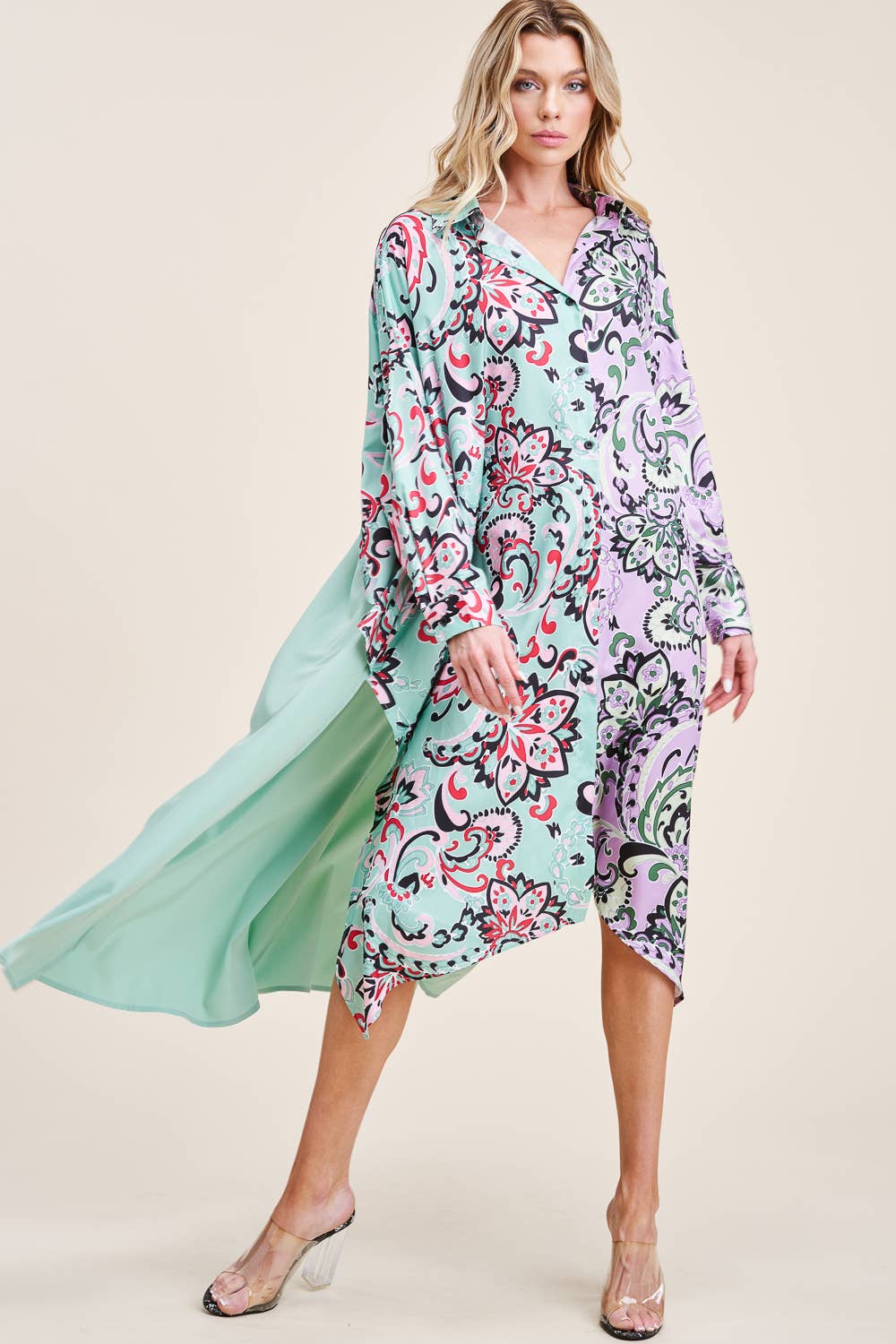 The Paisley Shirt Dress *Final Sale*