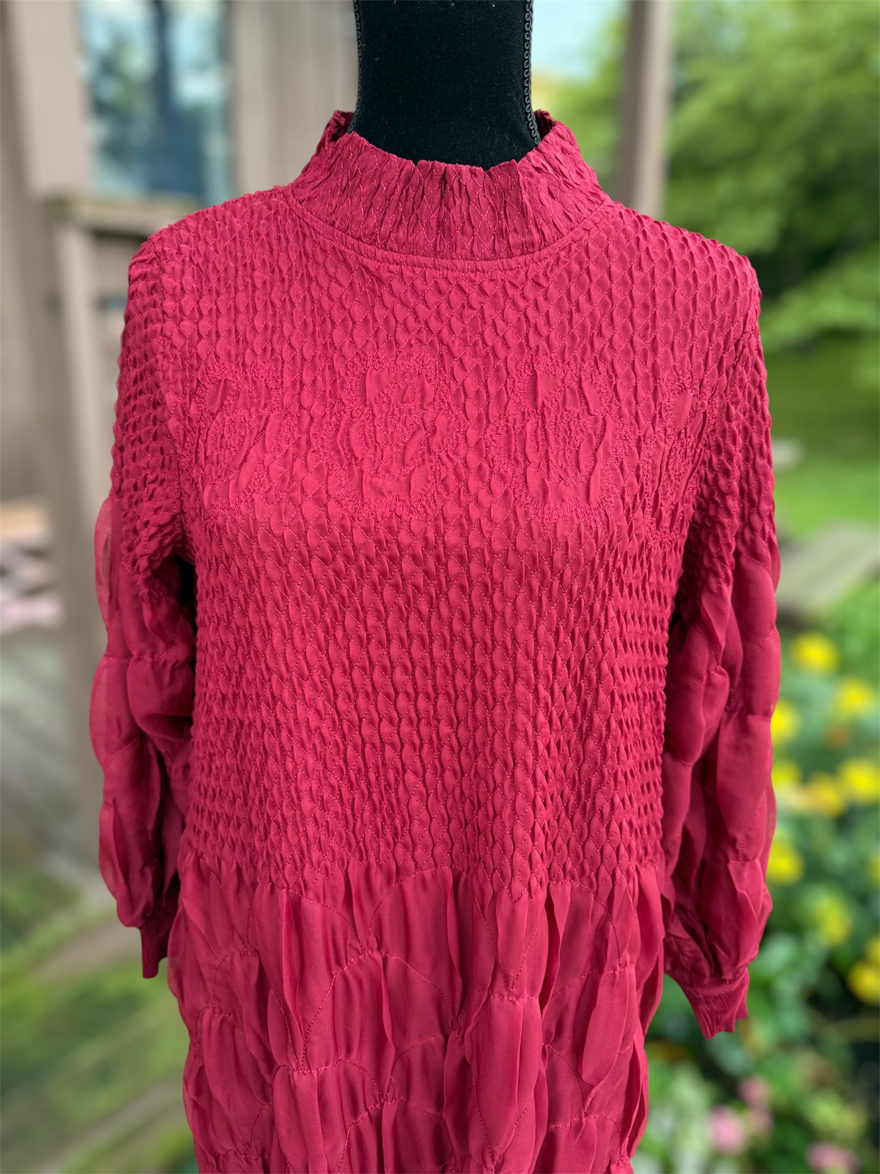 Mystical Nights Dress - Wine Red