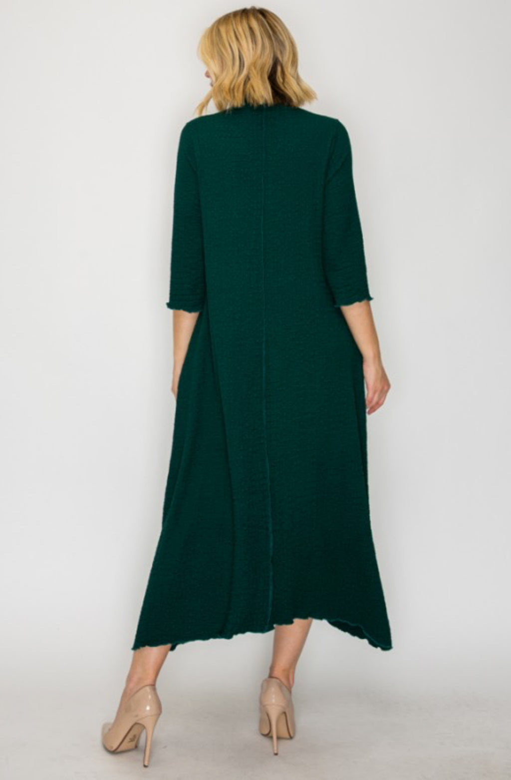 Jasmine Dress -Hunter Green
