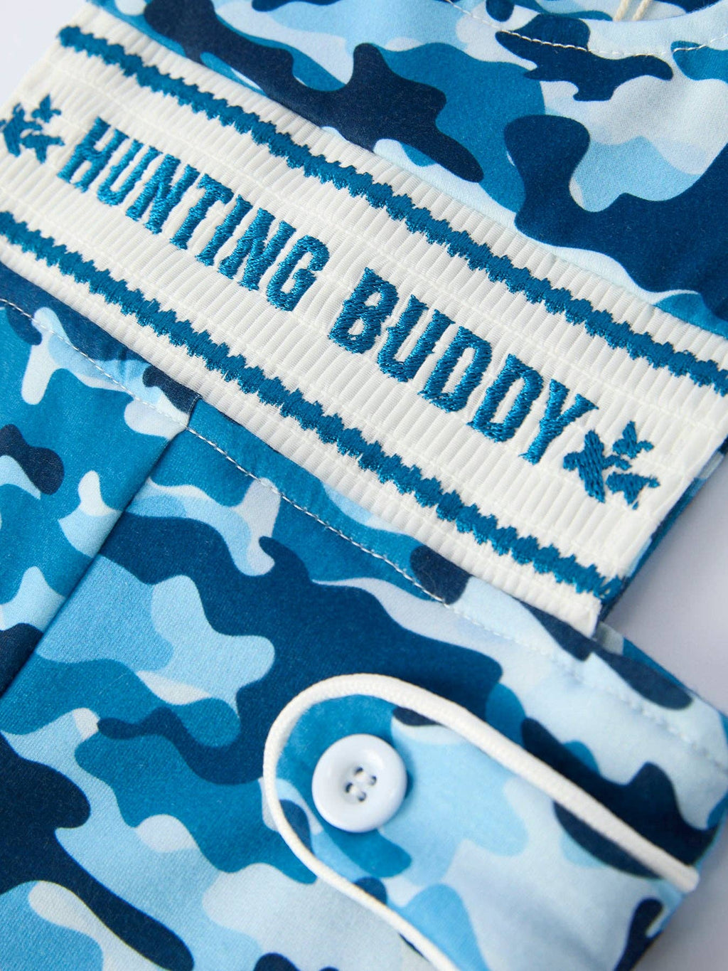 Hunting Buddy Smocked Romper