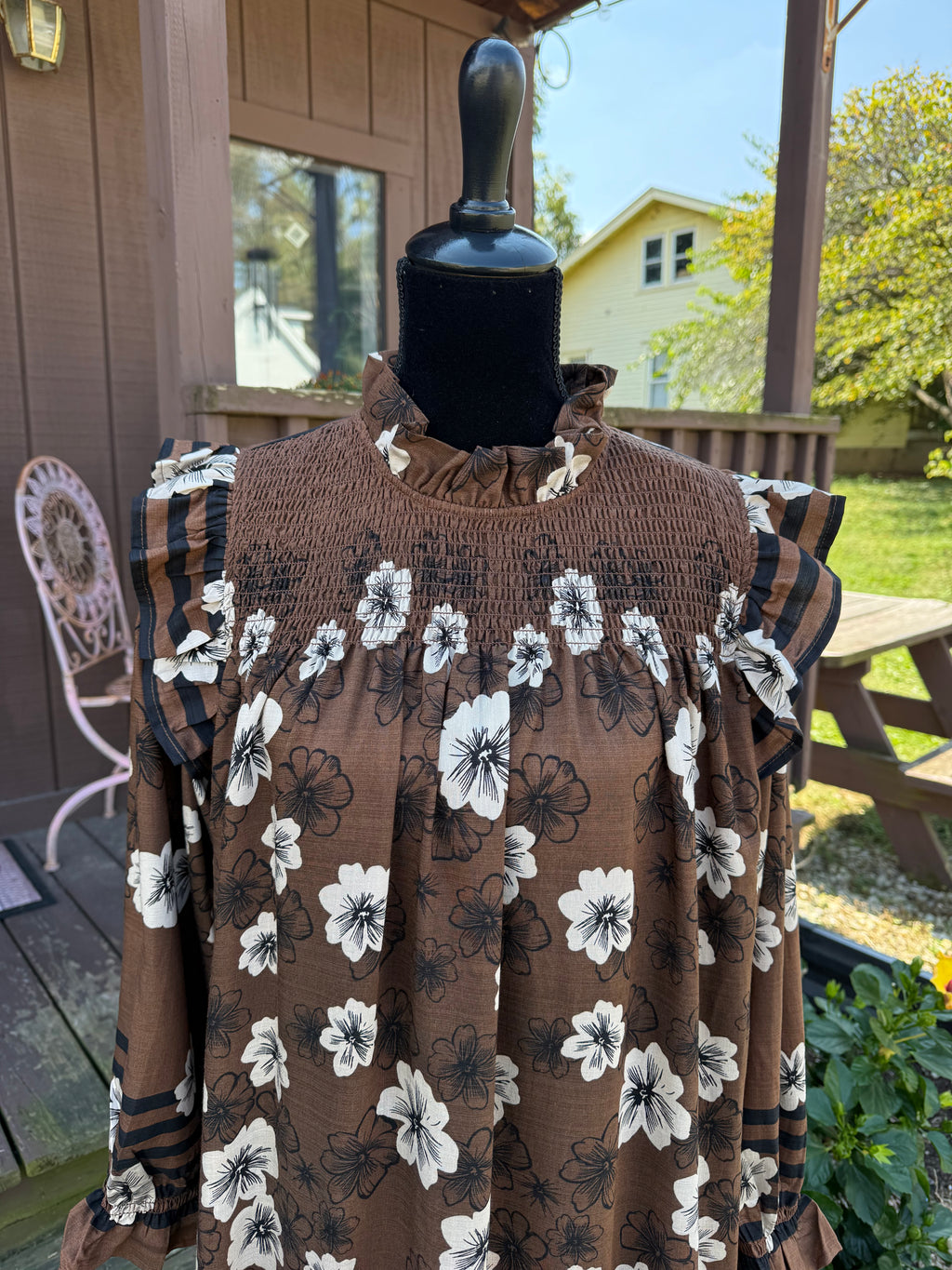 Sadie Dress - Brown