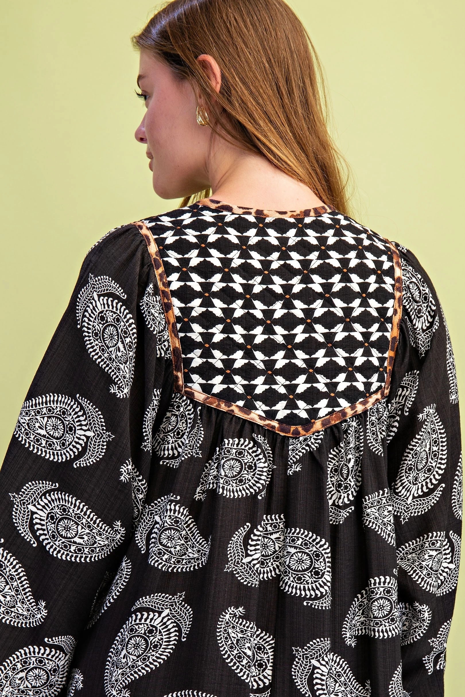 Paisley Leopard Dress