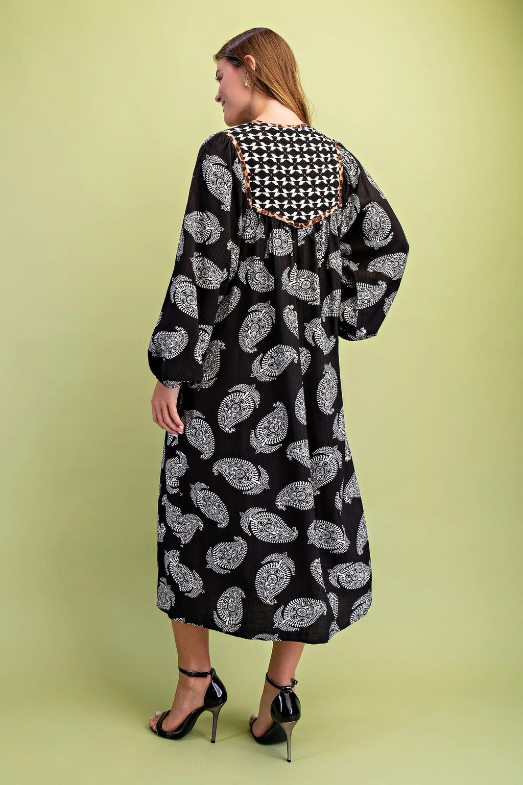 Paisley Leopard Dress