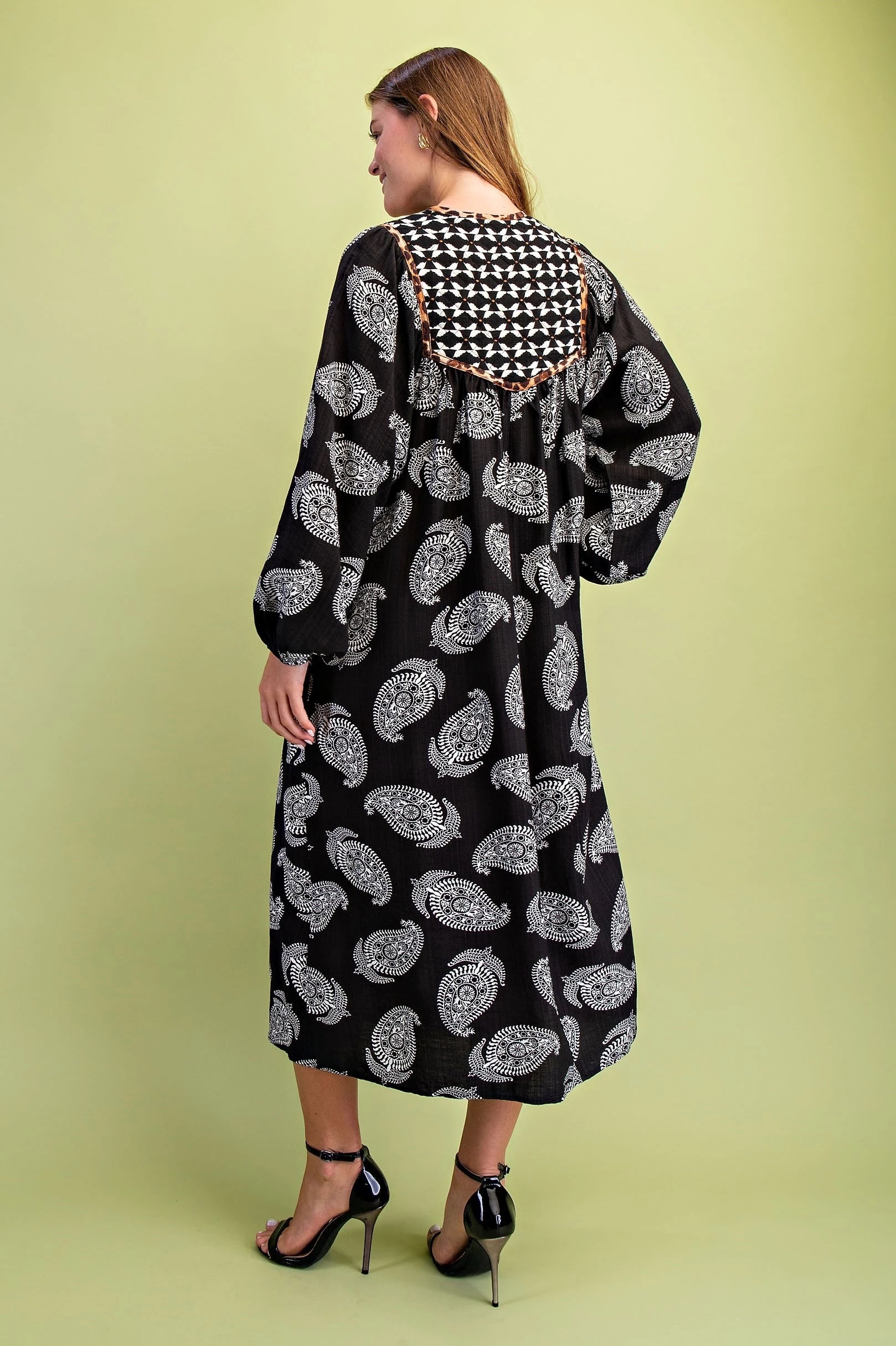 Paisley Leopard Dress