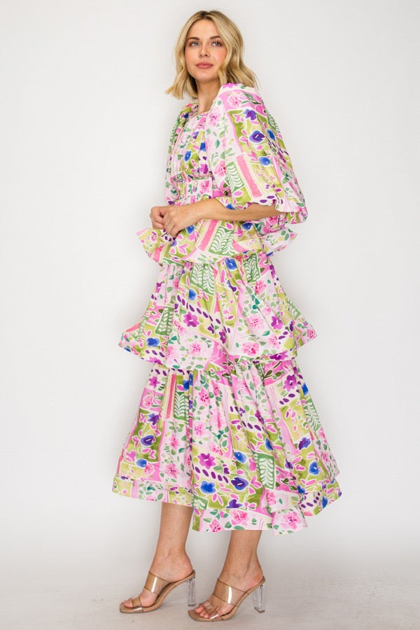 Spring Floral Faith Dress