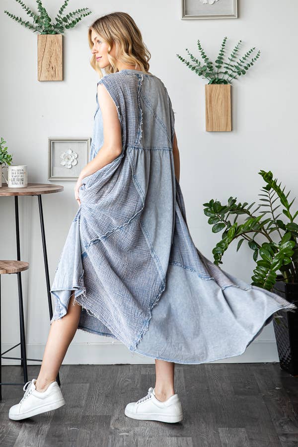 Mineral Washed Dress *Final Sale*