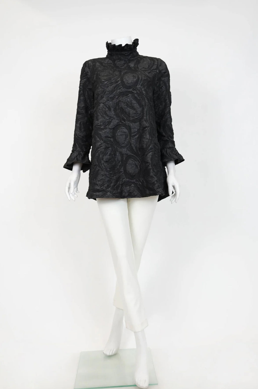 IC Collection Ruffle Collar Top *Final Sale*