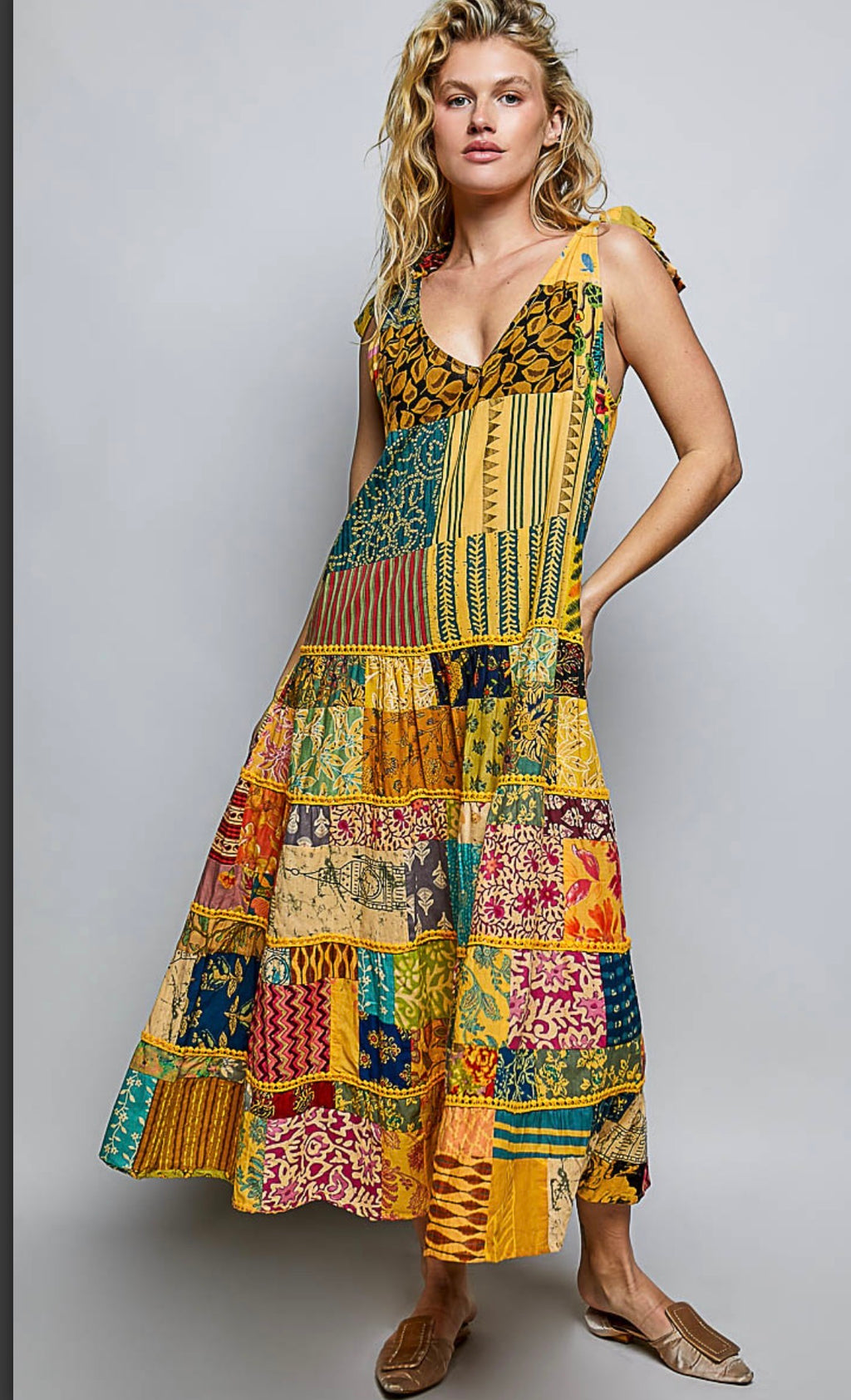 Patchwork Sunshine Dress