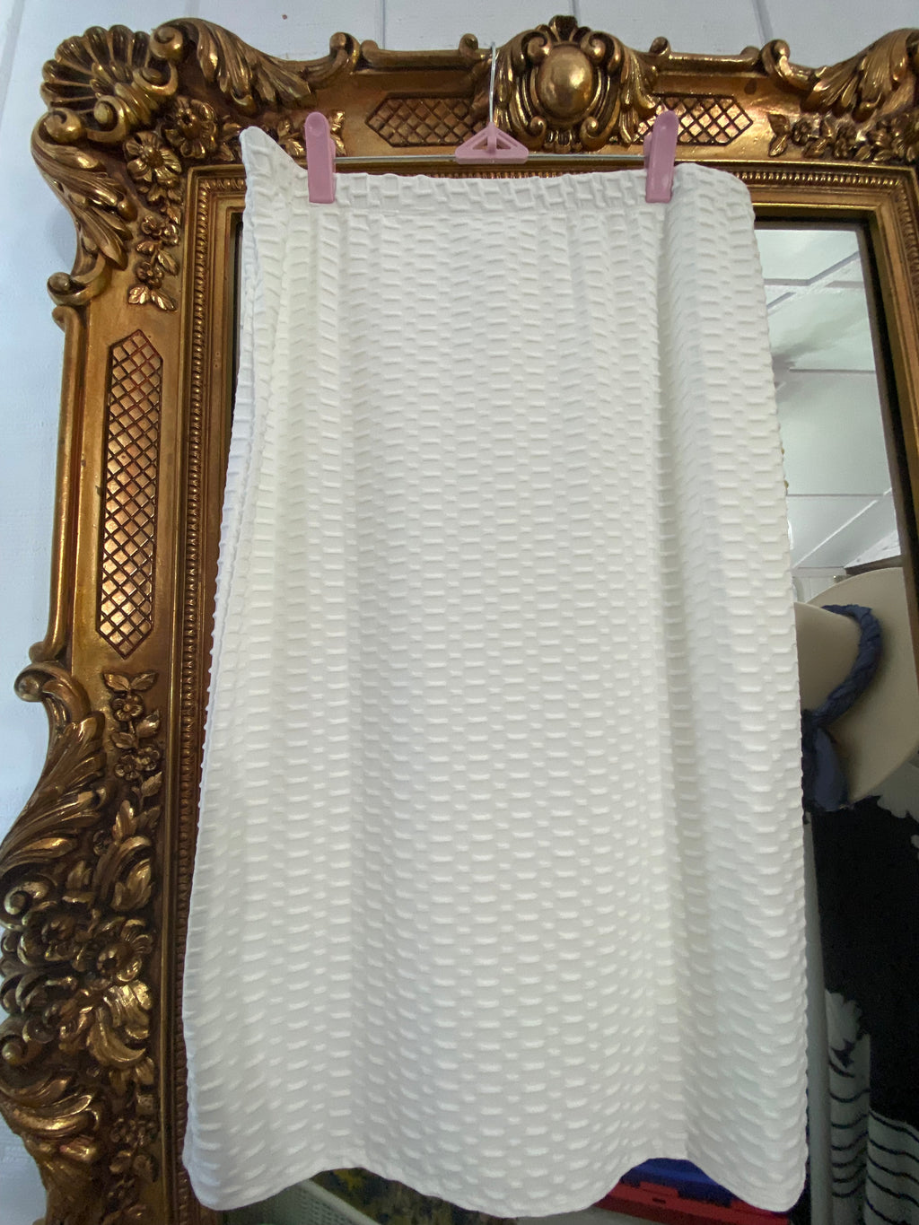 Honeycomb Knit Skirt