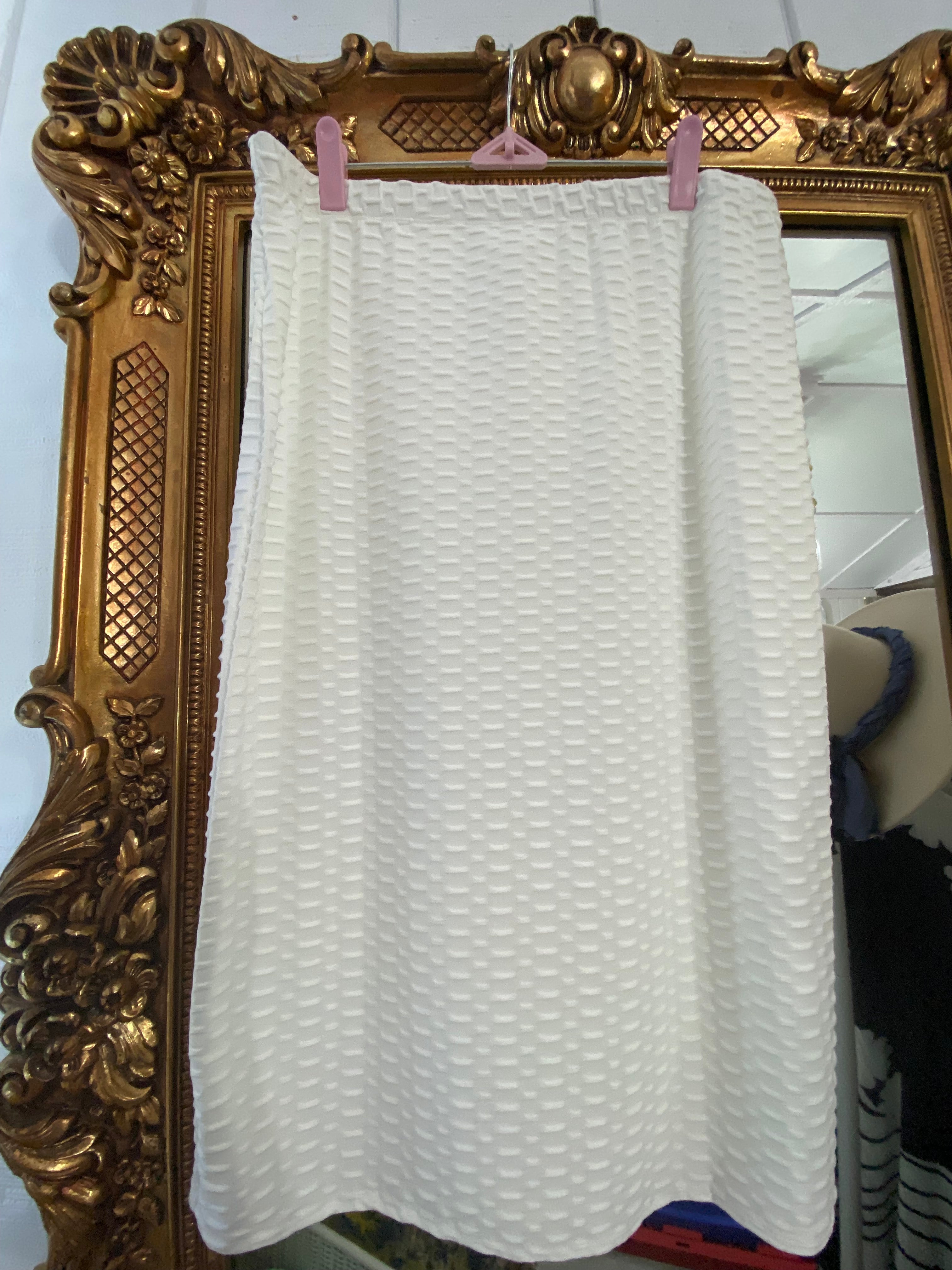 Honeycomb Knit Skirt