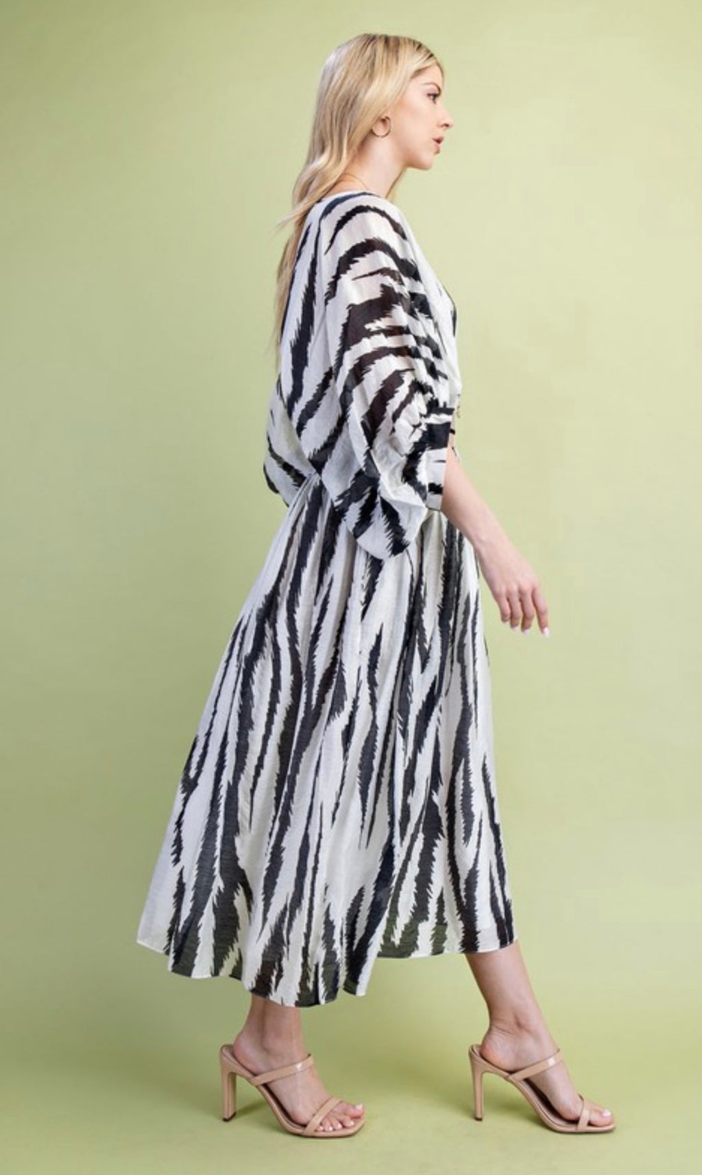 Zebra Midi Dress