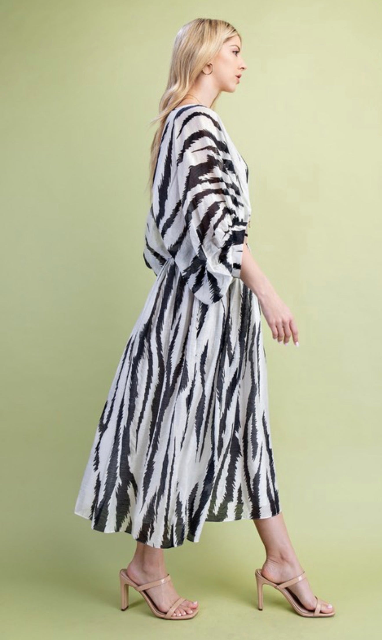 Zebra Midi Dress