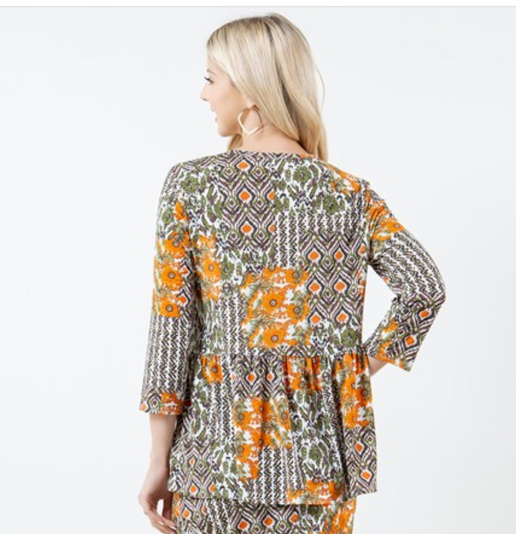 Autumn Daisy Top