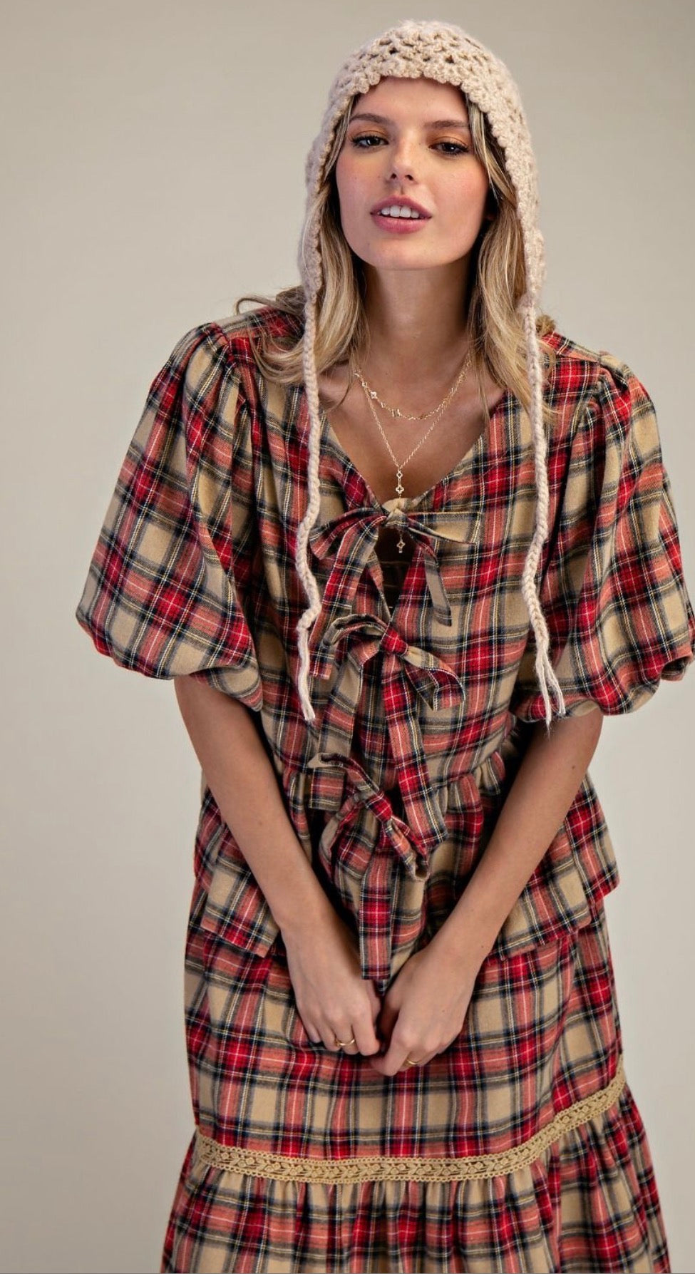 Plaid Flannel Set