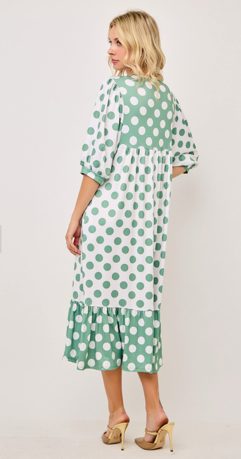Maddie Sage Dot Dress