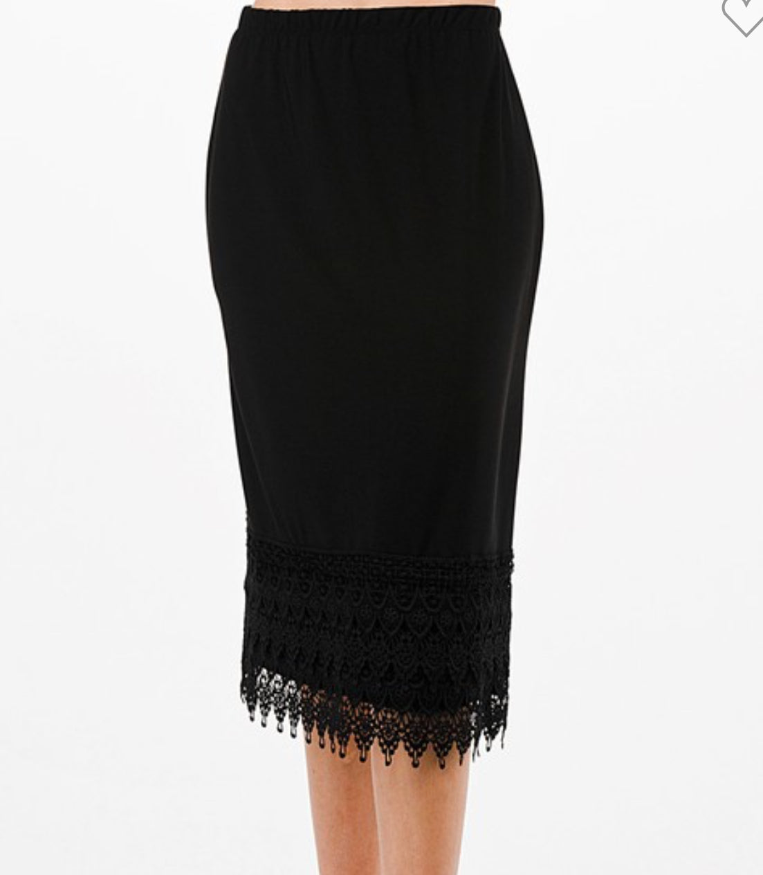 Lace Bottom Skirt Extenders