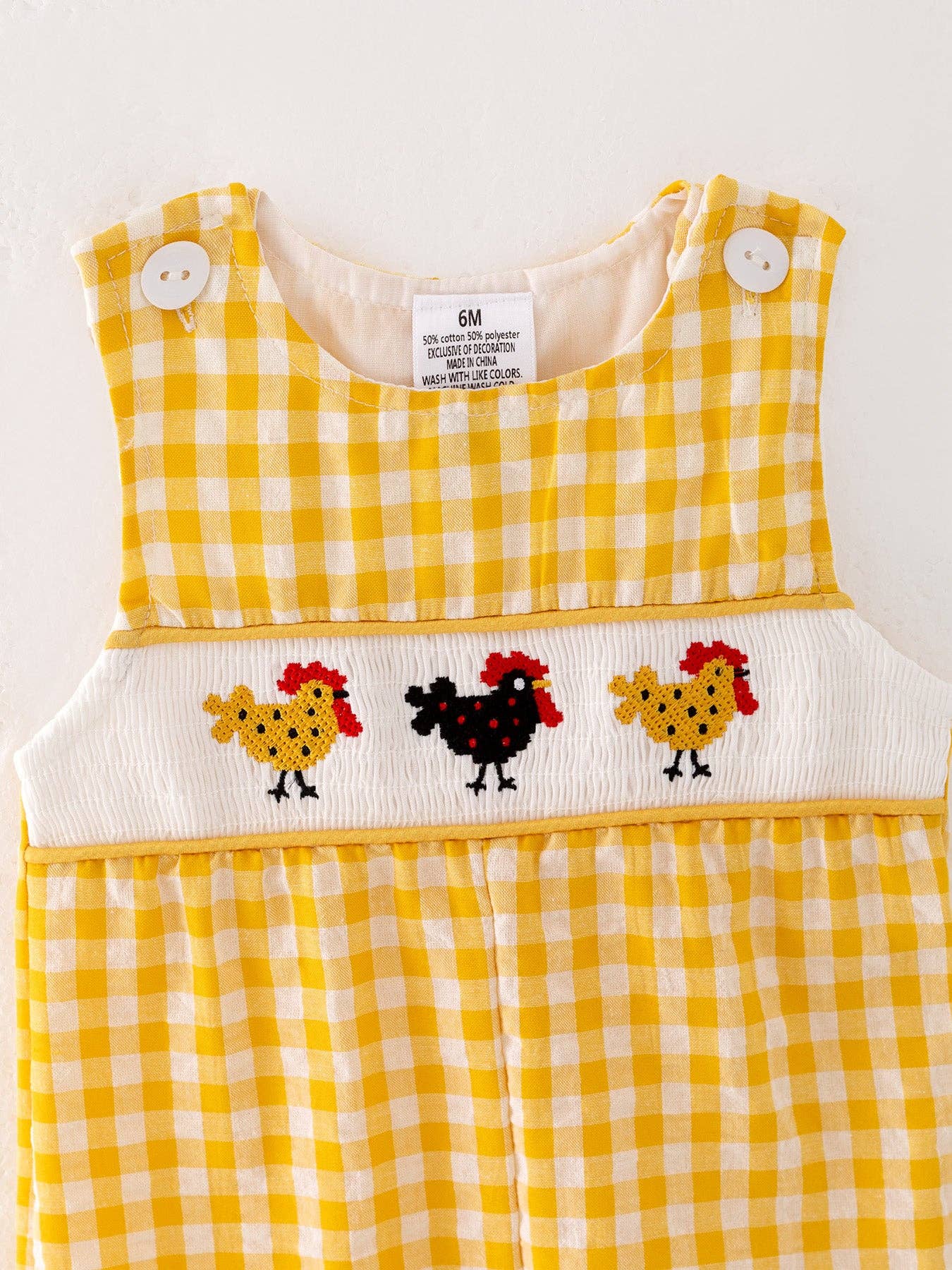 Chicken Smocked Romper