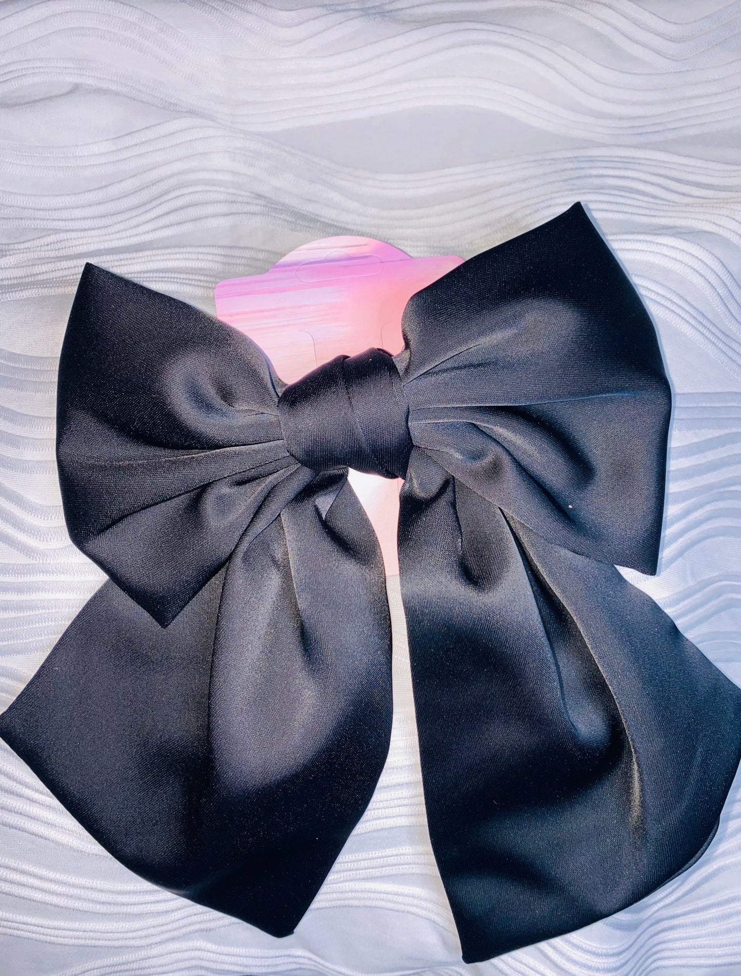 Large Satin Hair Bow