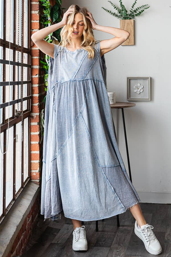 Mineral Washed Dress *Final Sale*