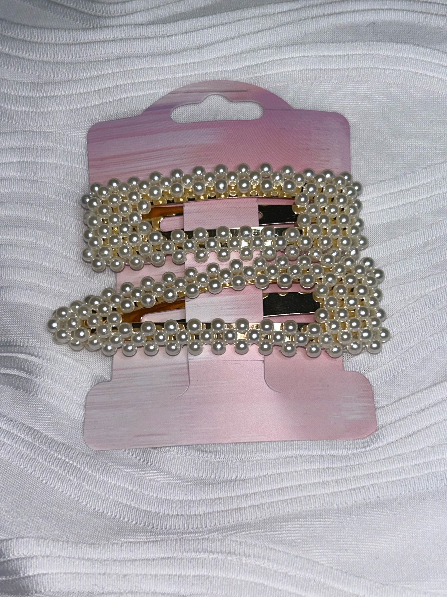 Beaded Hair Clip Set