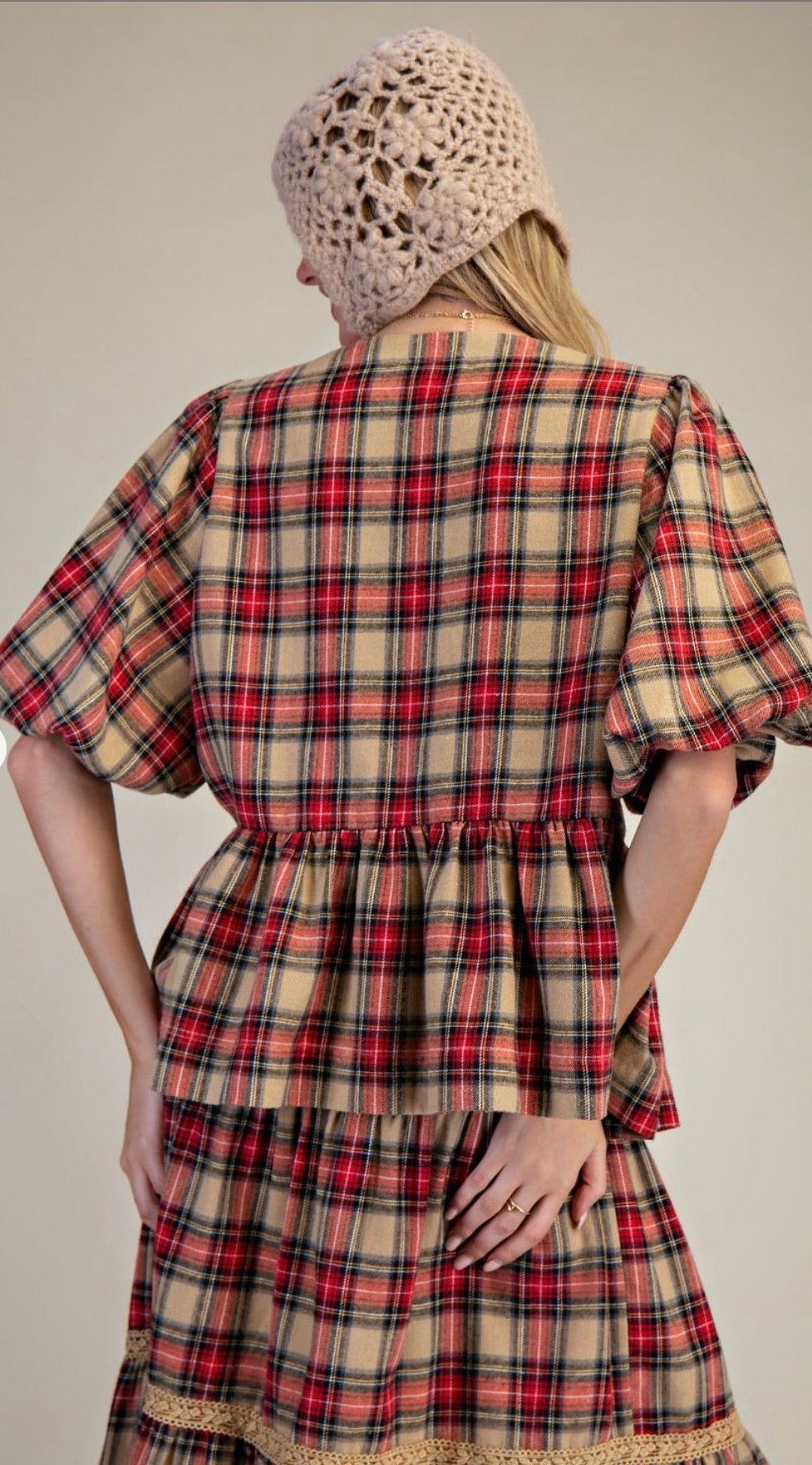 Plaid Flannel Set