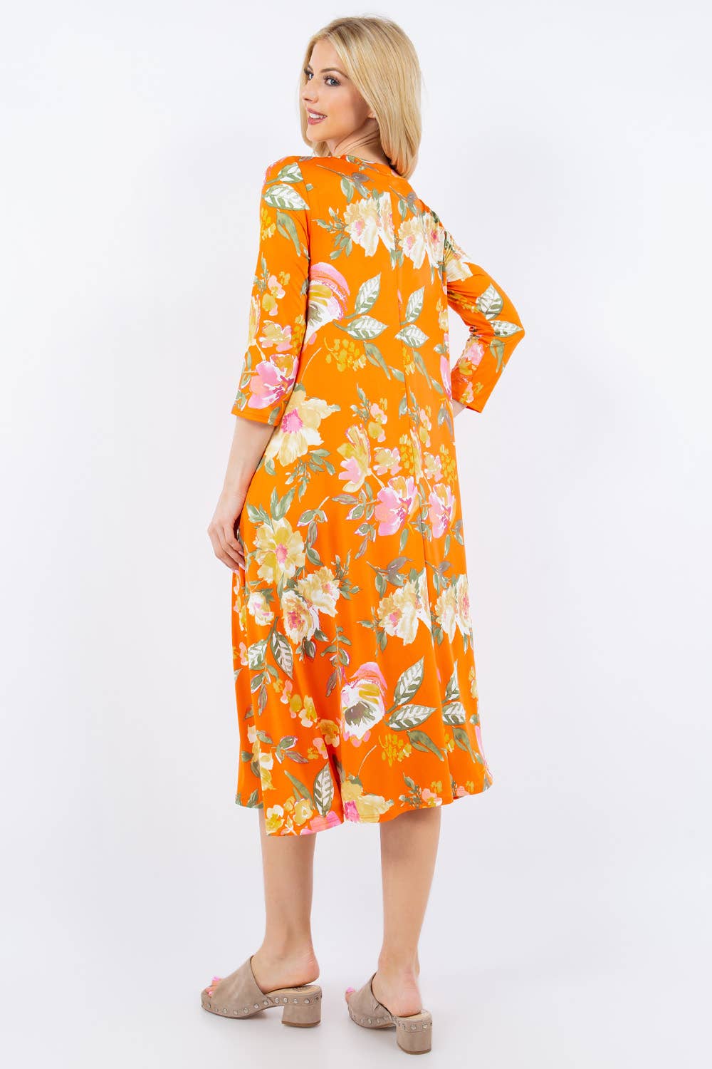Ana Orange Floral