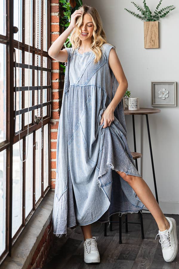 Mineral Washed Dress *Final Sale*