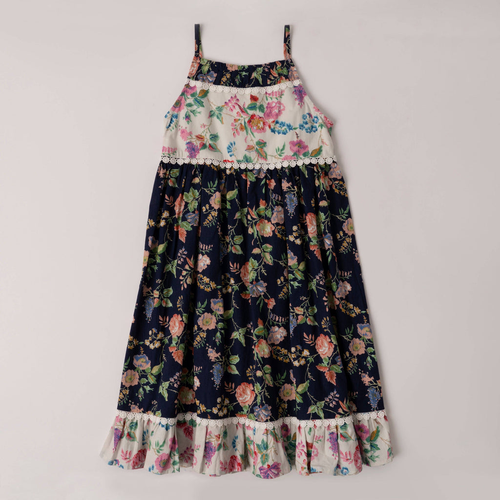 Mixed Floral Babydoll Dress