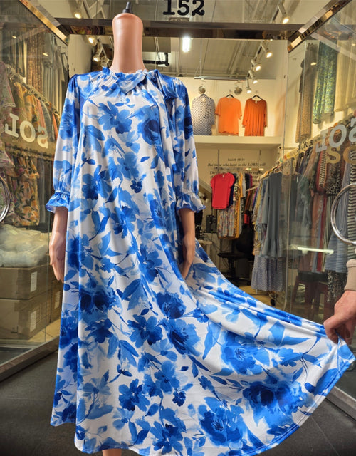 Alissa Dress - Blue Floral