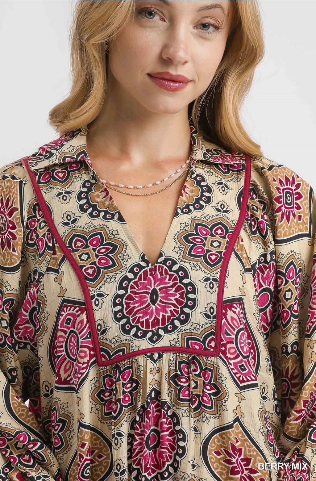 Boho Medallion Print Dress