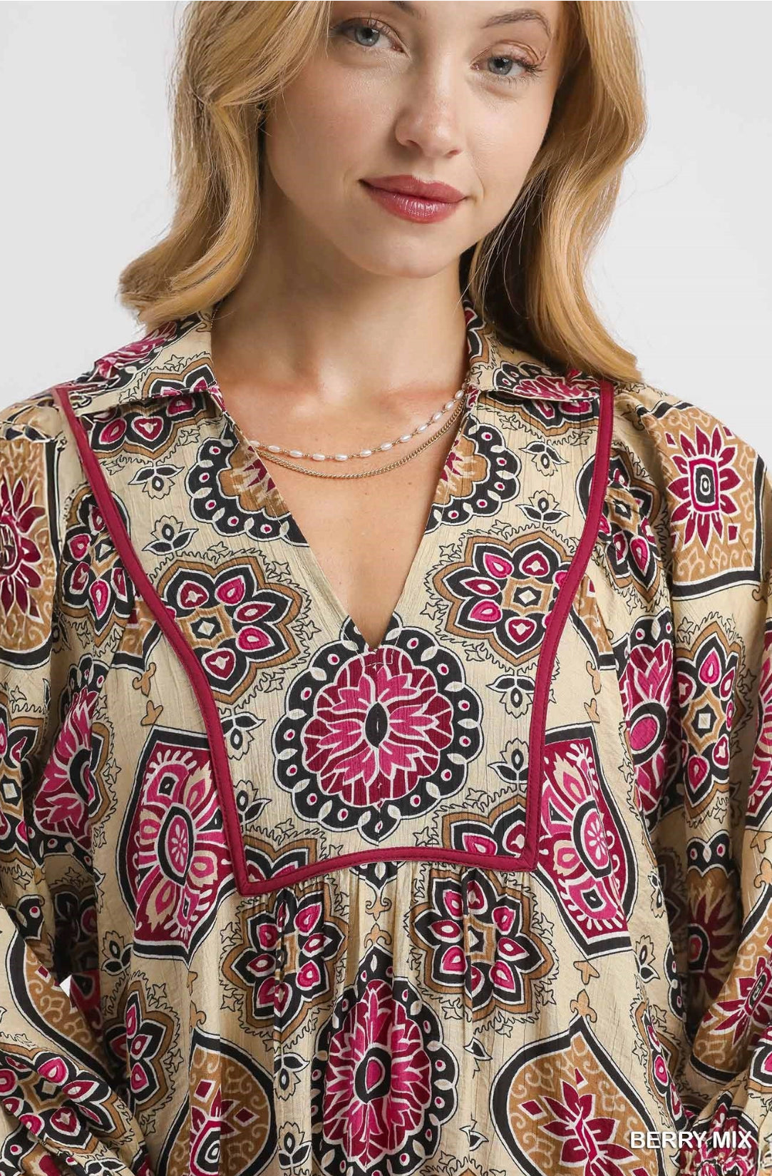 Boho Medallion Print Dress