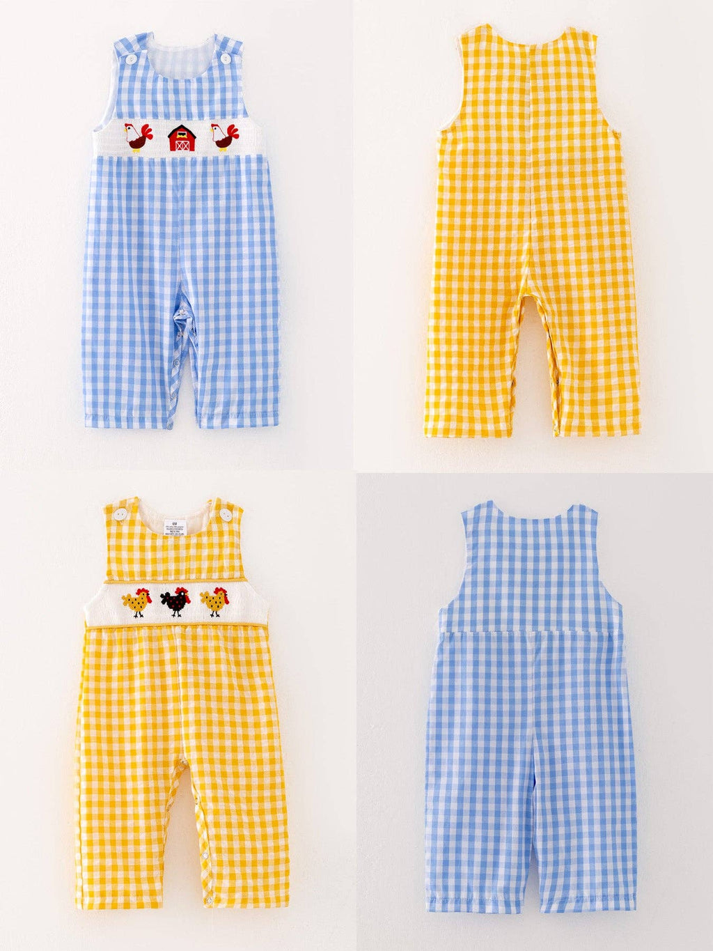 Chicken Smocked Romper