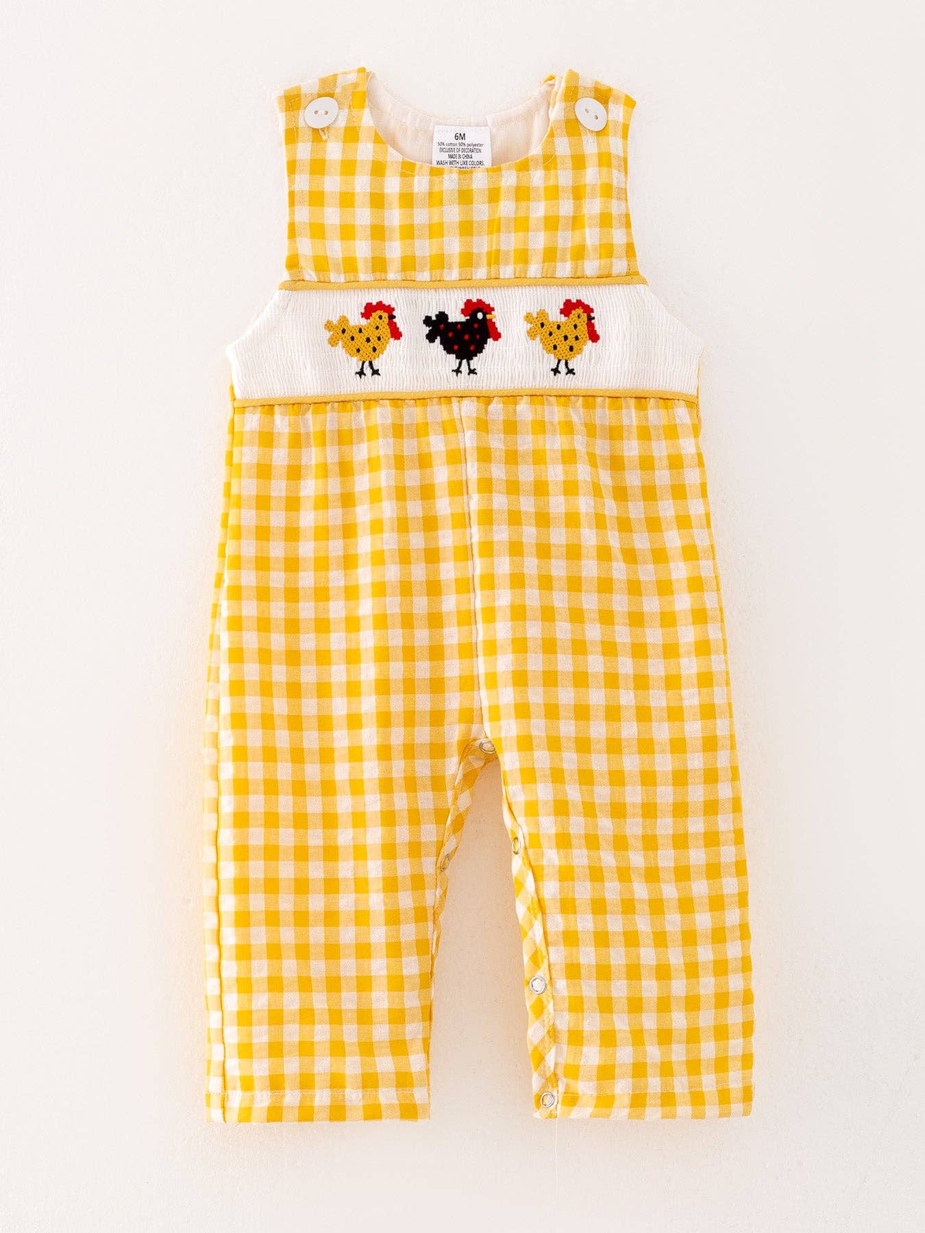 Chicken Smocked Romper