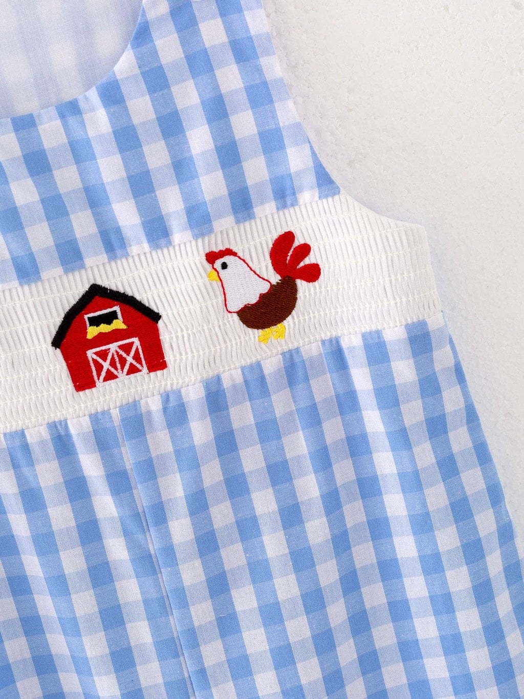 Chicken Smocked Romper