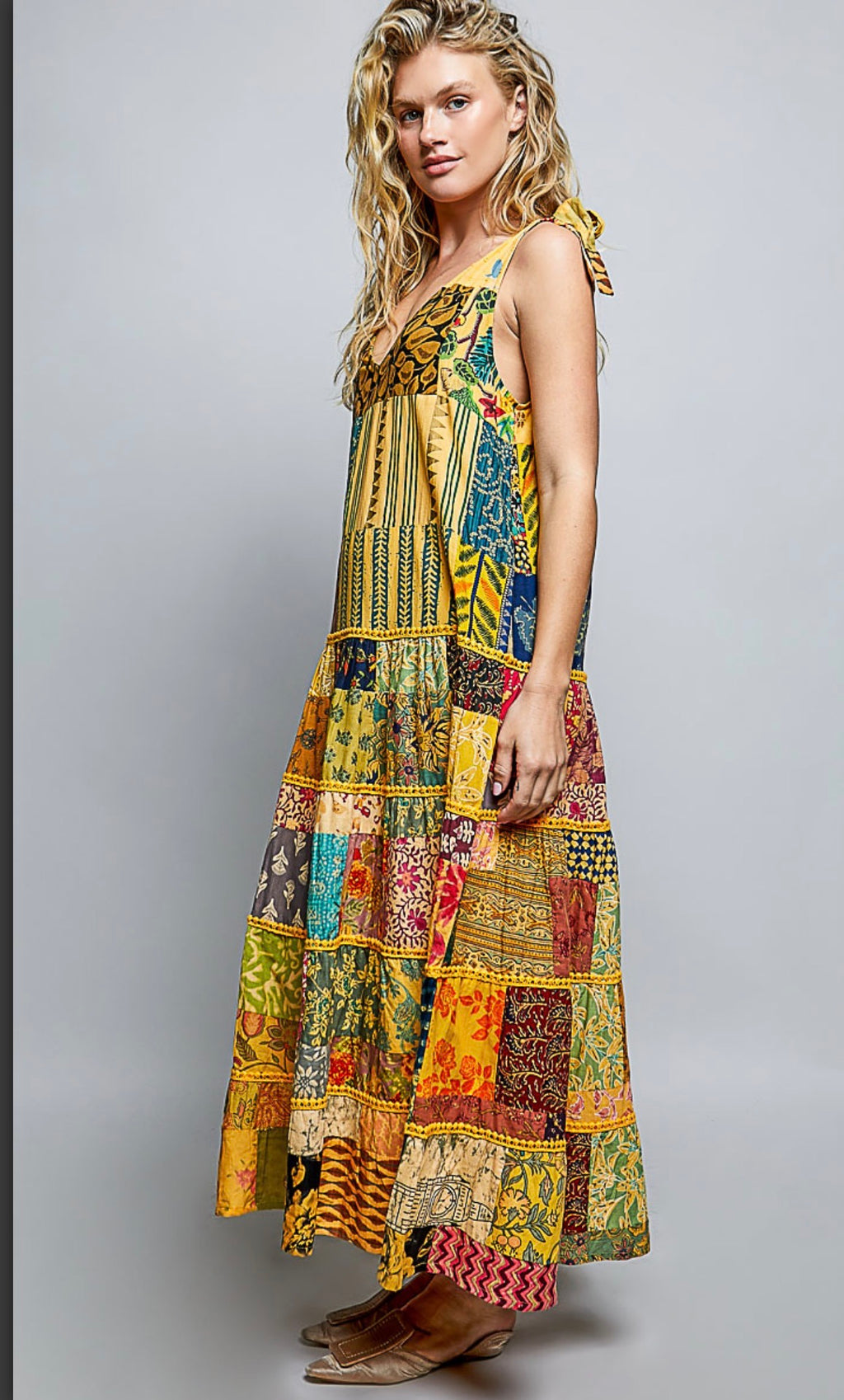 Patchwork Sunshine Dress