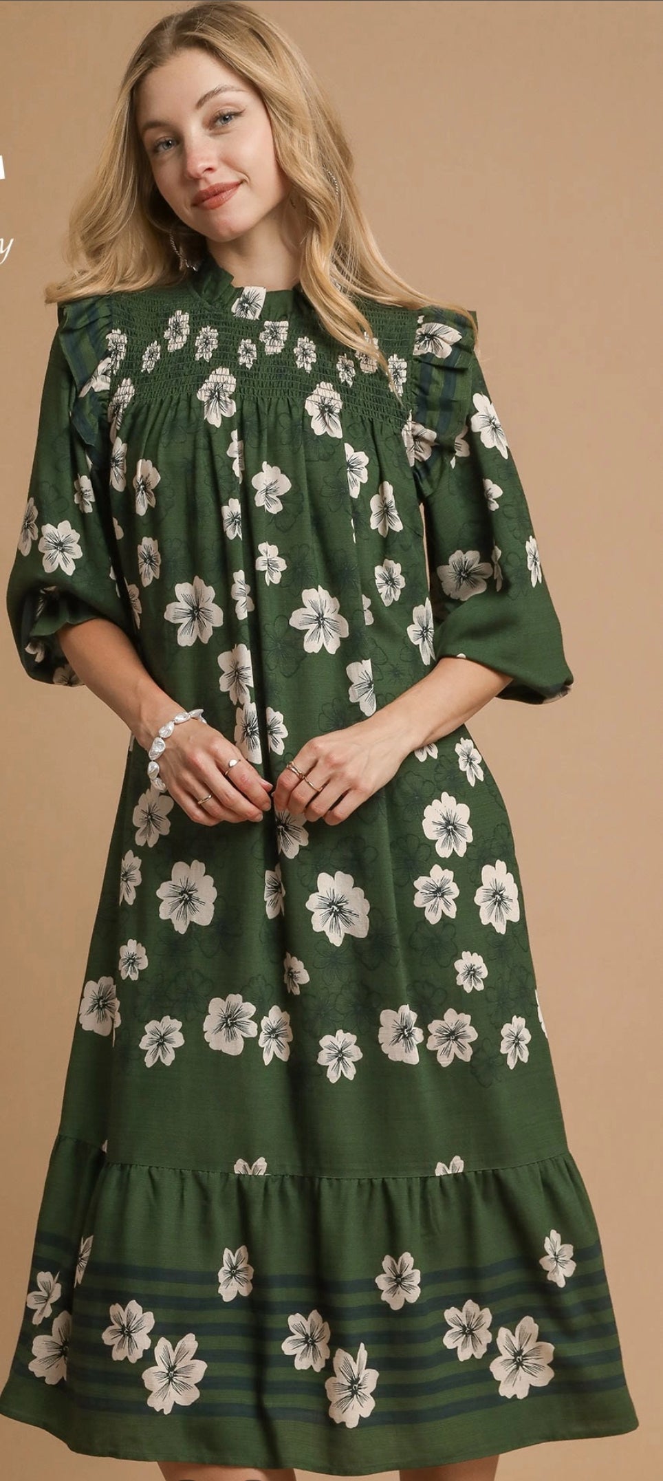Sadie Dress - Emerald