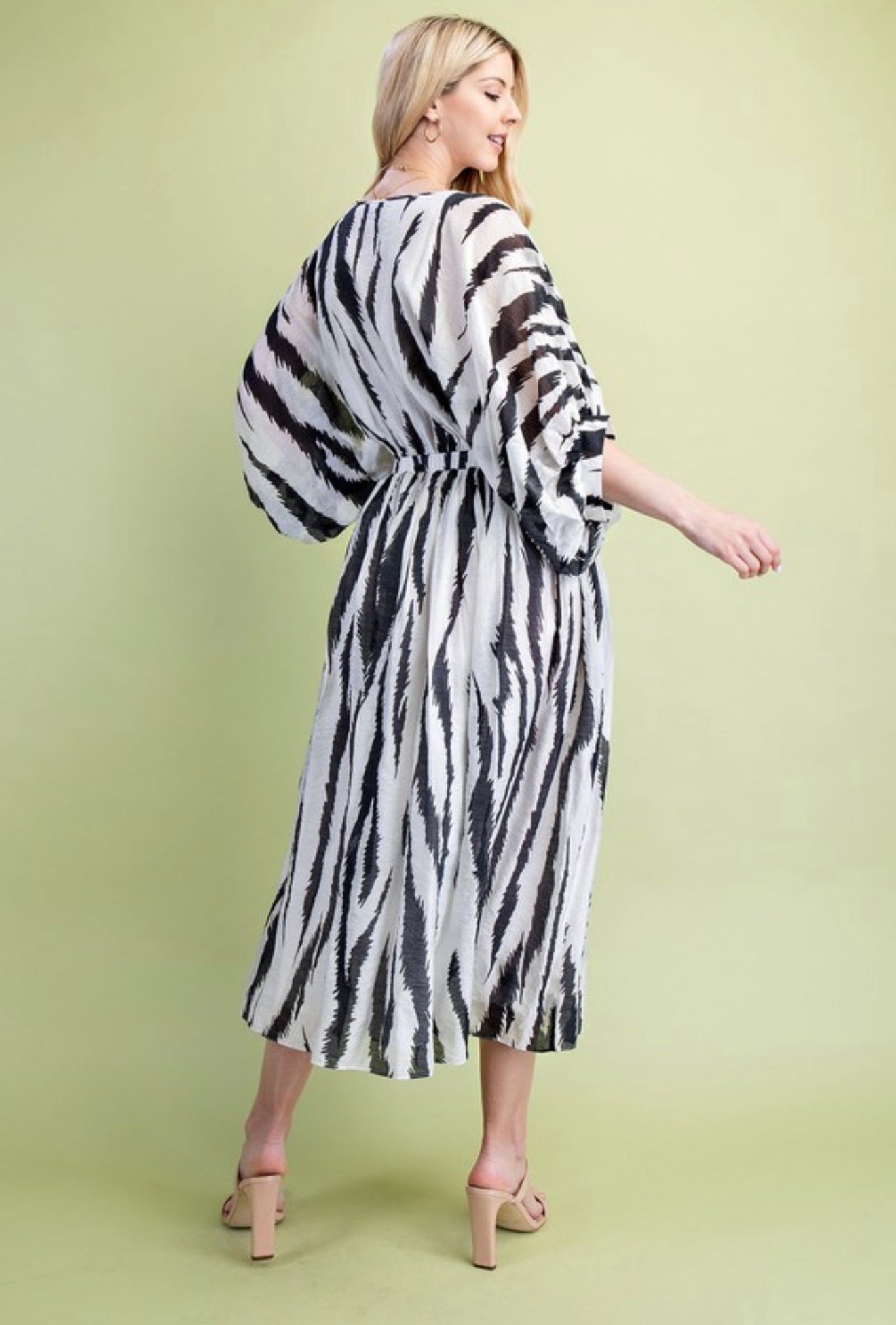 Zebra Midi Dress