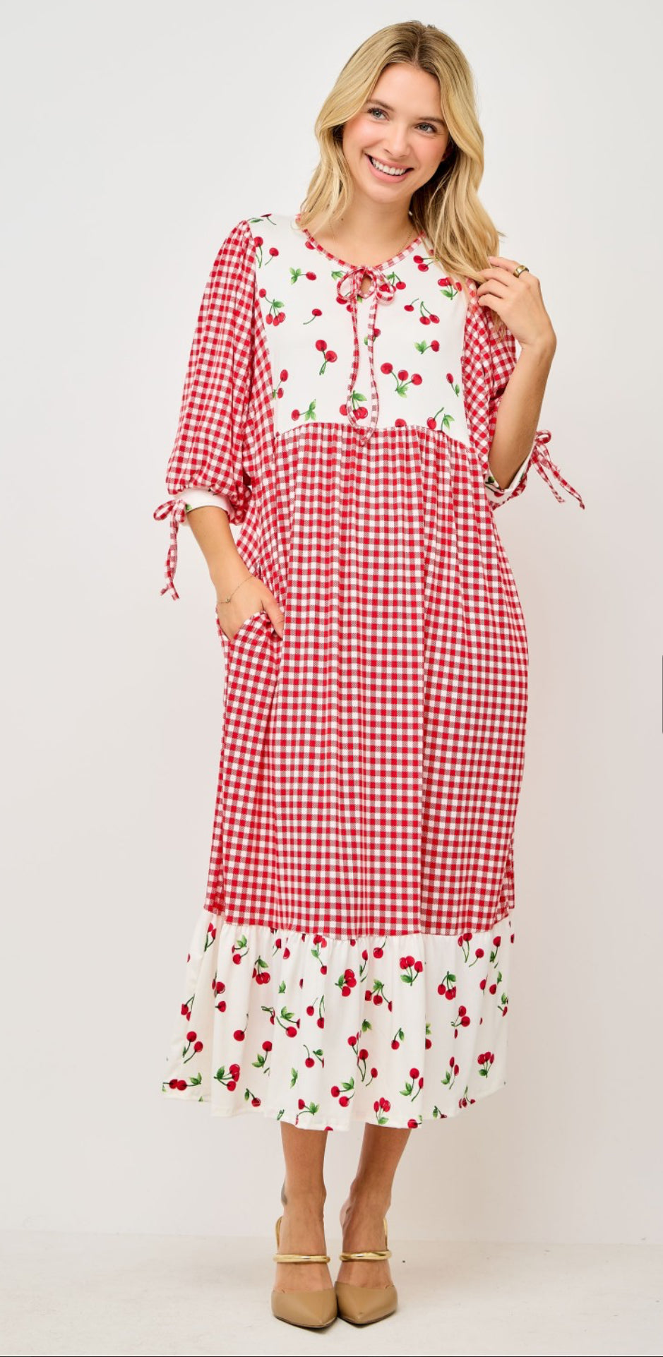 Madeline Cherry Dress