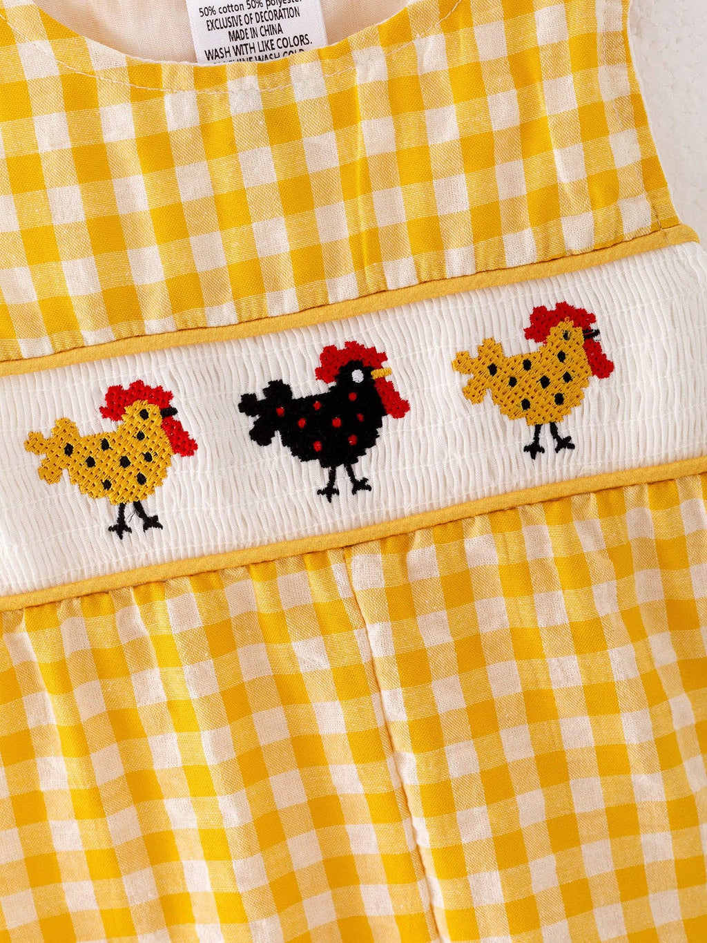 Chicken Smocked Romper