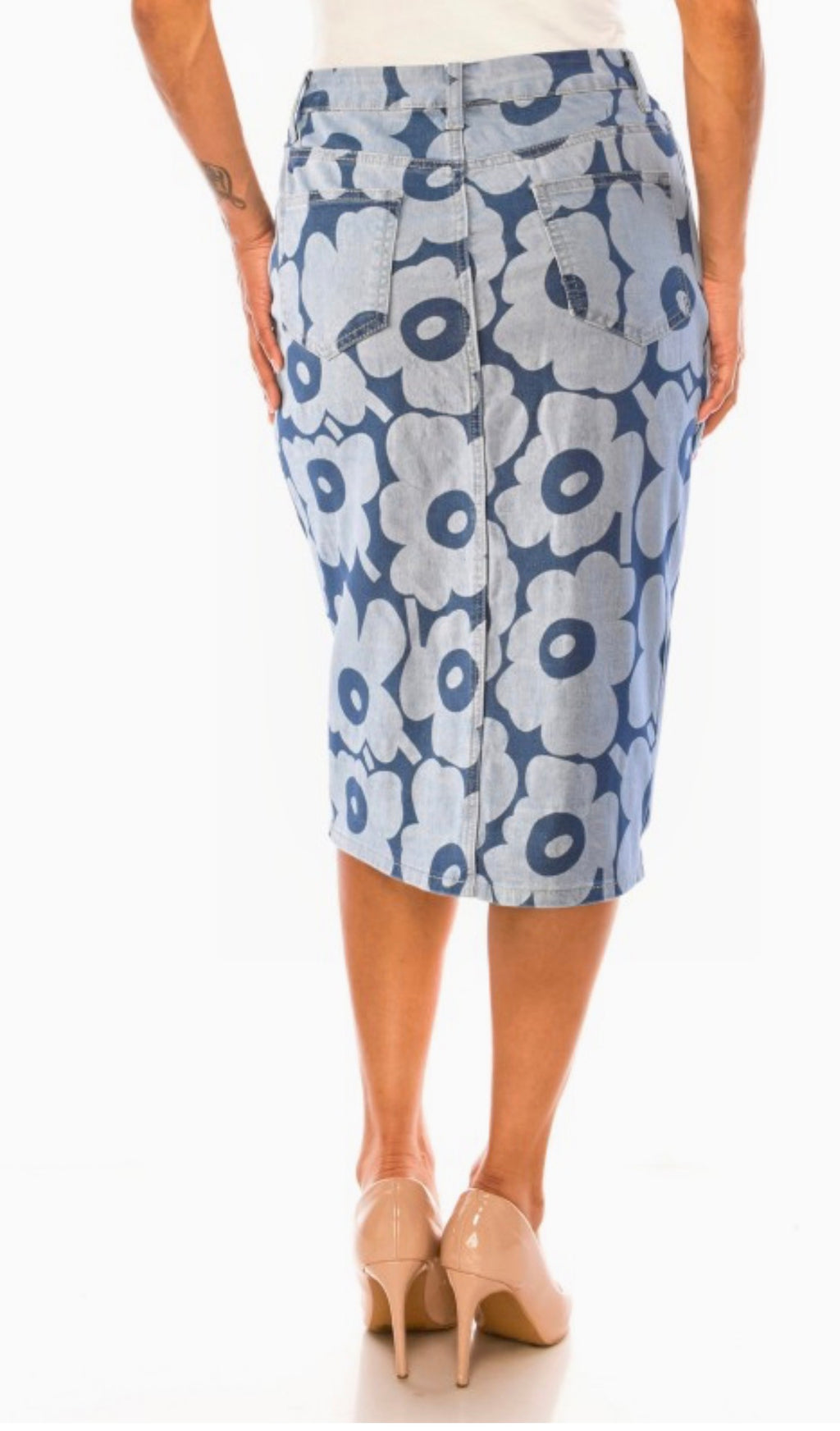 Orchid Stonewash Skirt
