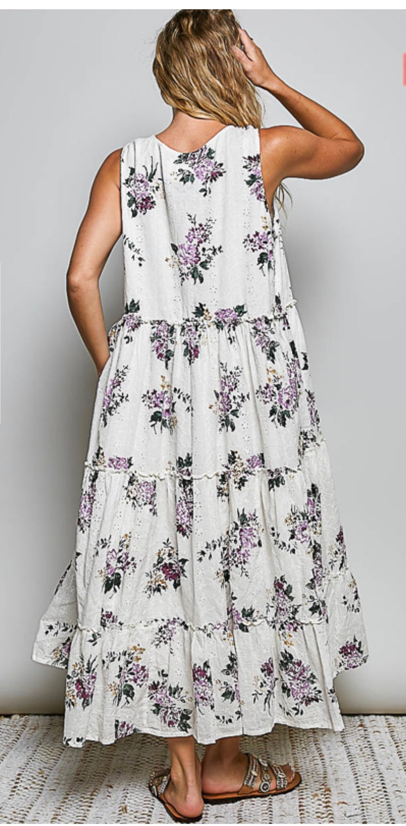 Pol Eyelet Dress