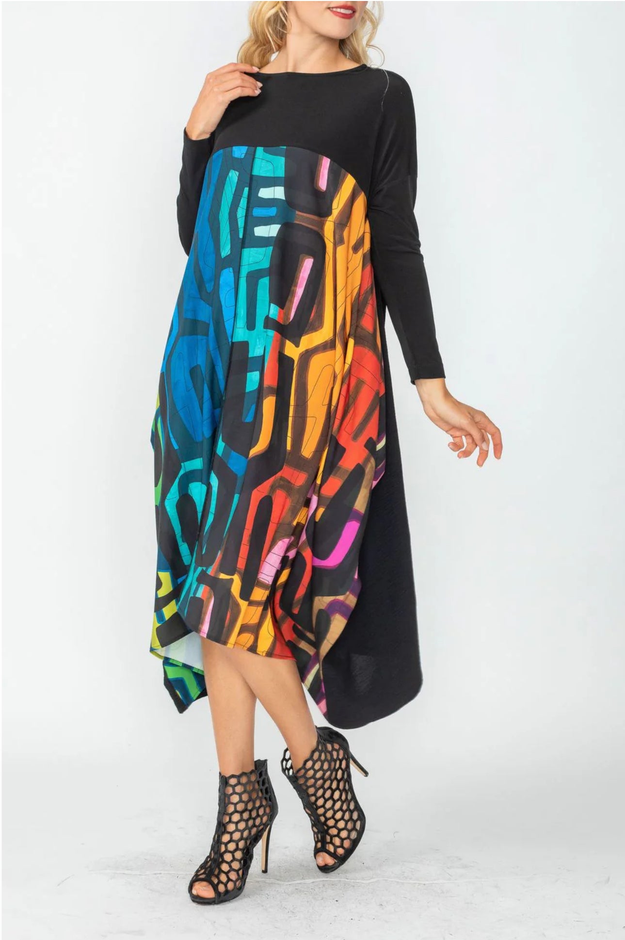 IC Collection Colorful Dress