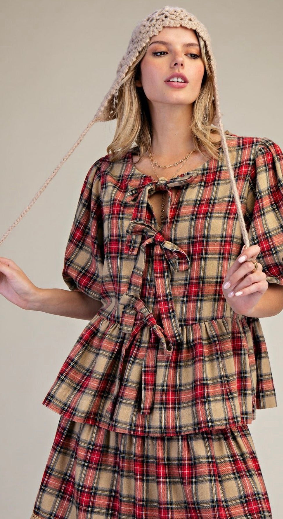 Plaid Flannel Set