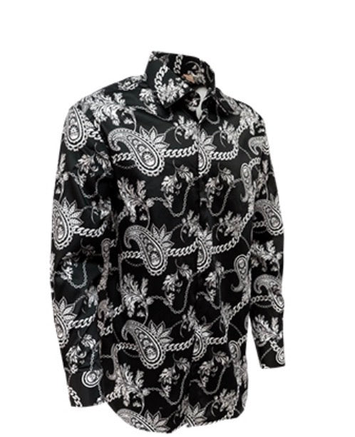 RLewis Black Paisley