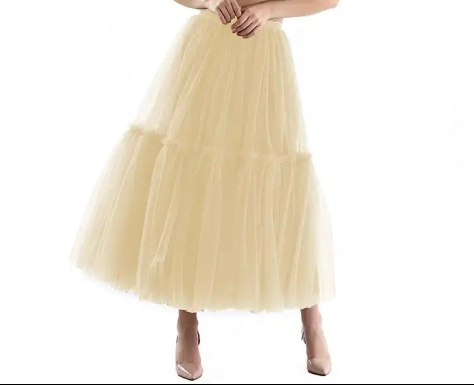 Maxi Tulle Skirt