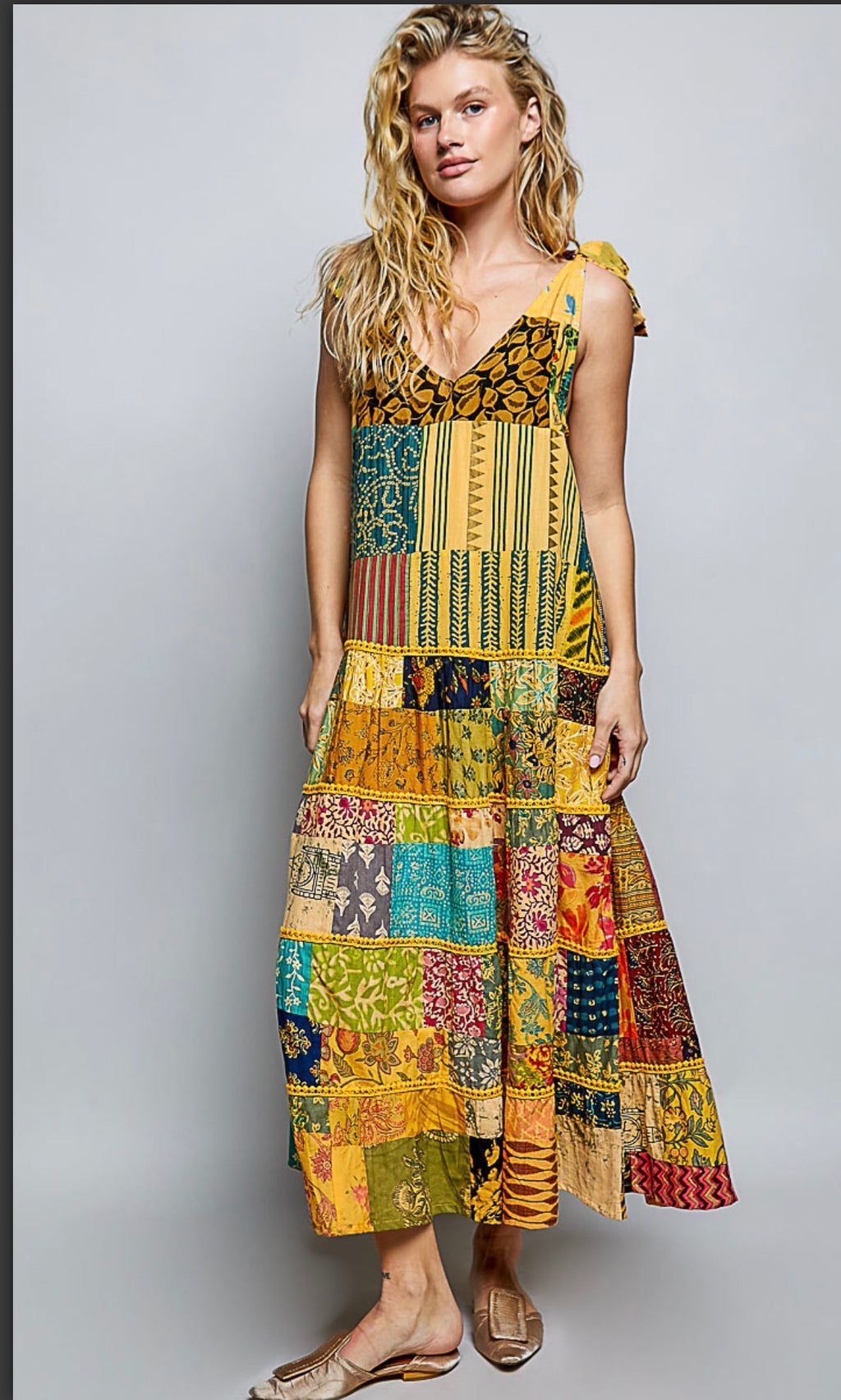 Patchwork Sunshine Dress