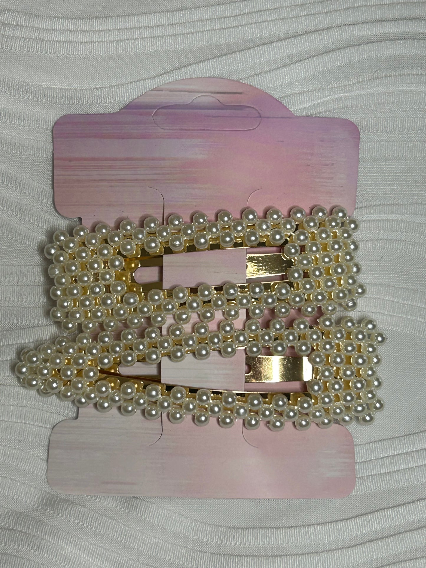 Beaded Hair Clip Set