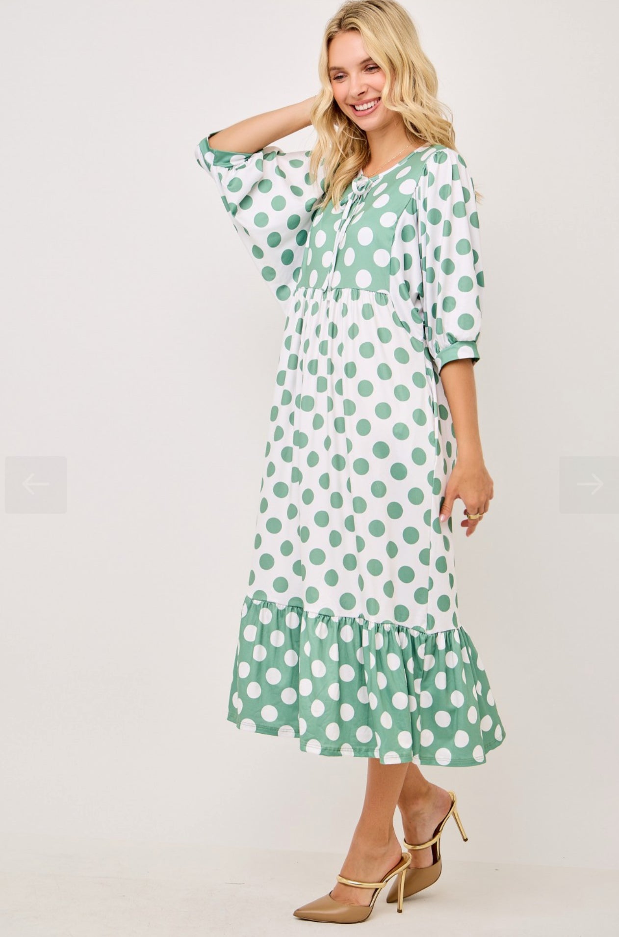 Maddie Sage Dot Dress