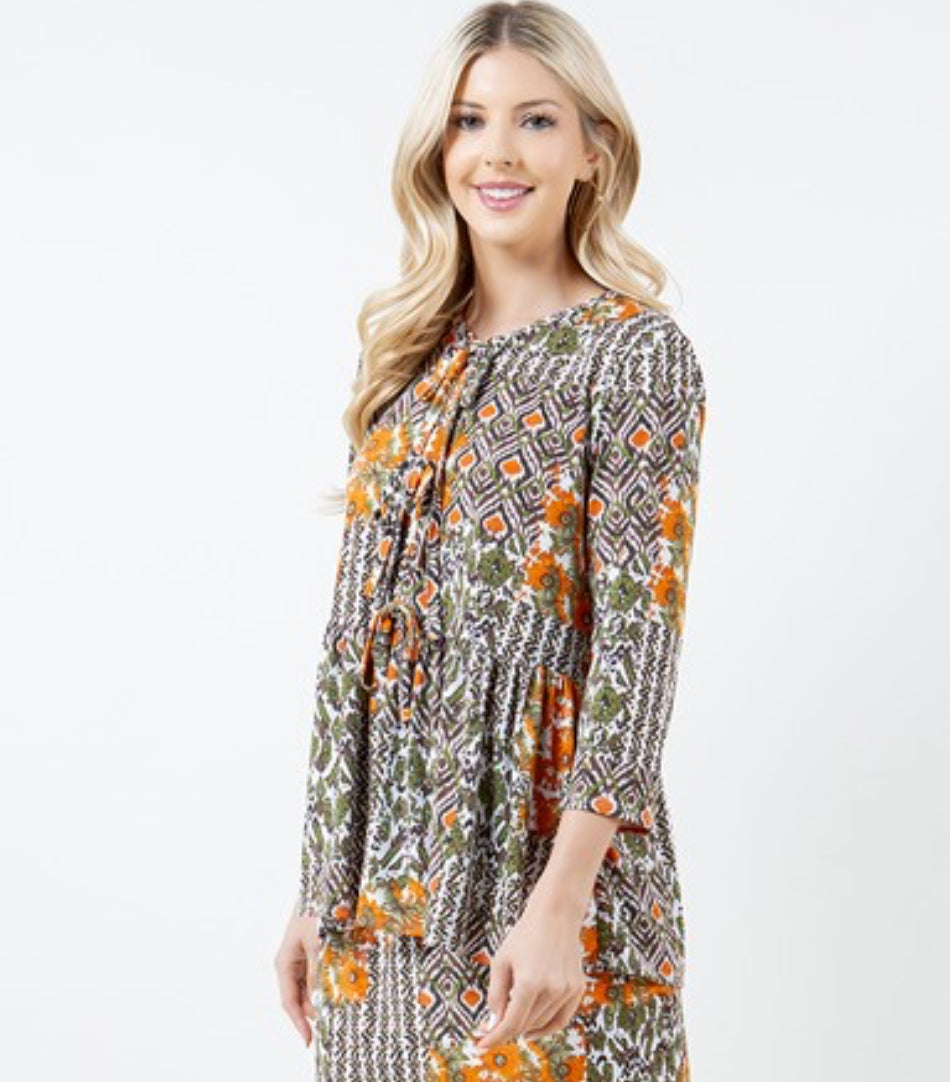 Autumn Daisy Top